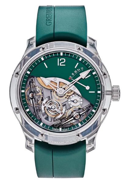 Greubel Forsey Double Balancier Green Sapphire Replica Watch